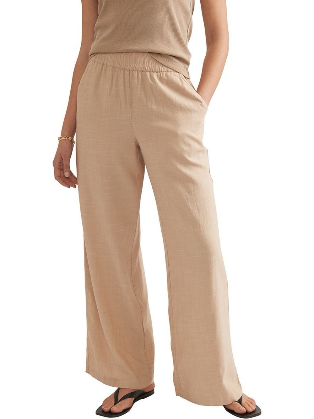 Marine Layer Allison Wide Leg Tencel
trouser Size L
